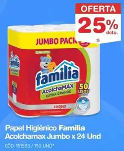 Makro Familia papel higiénico acolchamax jumbo oferta
