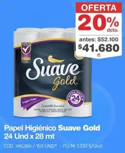 Makro Suave gold papel higiénico oferta