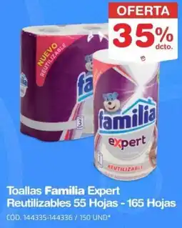 Makro Familia toallas expert reutilizables oferta