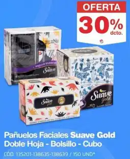 Makro Suave gold pañuelos faciales doble hoja - bolsillo - cubo oferta