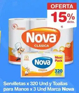 Makro Nova servilletas oferta