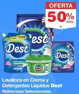 Makro Dest lavaloza en crema y detergentes líquidos oferta
