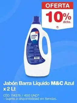 Makro M&c azul jabón barra líquido oferta