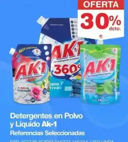 Makro Ak-1 detergentes en polvo y líquido oferta
