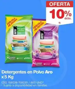 Makro Aro detergentes en polvo oferta