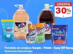 Makro Sanpic-finish-easy off bang portafolio de limpieza oferta