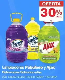 Makro Fabuloso y ajax limpiadores oferta