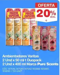 Makro Varitas ambientadores oferta