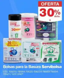 Makro Servibolsa bolsas para la basura oferta