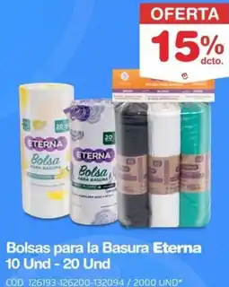 Makro Eterna bolsas para la basura oferta