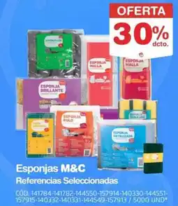Makro M&C esponjas oferta
