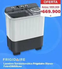 Makro Frigidaire lavadora semiautomática blanco oferta
