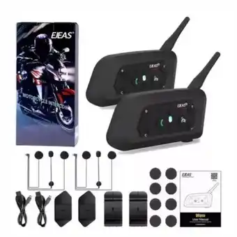 Falabella Intercomunicador Ejeas V6 Pro Bluetooth X2 unidades oferta