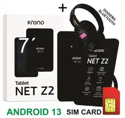 Falabella Tablet 7 Pulgadas Sim Card 32GB Android 13 + Diadema NEGRO oferta