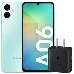 Falabella Celular Galaxy A06 128GB 4GB Verde + Cargador 25W oferta