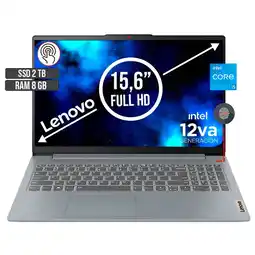 Falabella IDEAPAD SLIM INTEL CORE I5-12450H SSD 2TB RAM 8GB LED 15,6 TOUCH FULL HD oferta