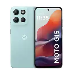 Falabella Moto G15 128GB 4GB Ampliable a 8GB Celeste oferta