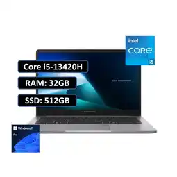 Falabella PORTATIL EXPERTBOOK INTEL CORE I5-13420H RAM 32GB SSD 512GB WIN11 PRO oferta