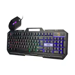 Falabella Combo Gamer Teclado Semi-Mecánico RGB + Mouse Retroiluminado oferta