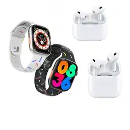 Falabella Combo Smartwatch Reloj Audifonos negro oferta