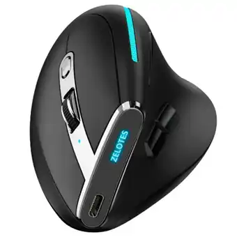 Falabella Mouse Vertical Inalambrico Recargable Dual Bluetooth y 24g F36 oferta