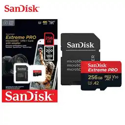 Falabella Memoria Micro sd Extreme Pro 256gb Uhs-i 4k UHD Adaptador SD oferta