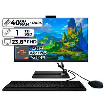 Falabella TODO EN UNO AMD RYZEN 7-7730U 40GB RAM 1TB SSD 238″ FHD oferta