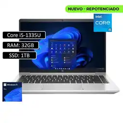 Falabella PORTATIL PROBOOK 440 G10 - CORE I5 1335U - 32GB DDR4 - 1TB SSD - 14 HD - RTX 2050 4GB - WIN11 oferta