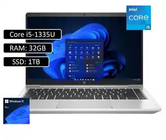 Falabella PORTATIL PROBOOK 440 G10 - CORE I5 1335U - 32GB DDR4 - 1TB SSD - 14 HD - RTX 2050 4GB - WIN11 oferta
