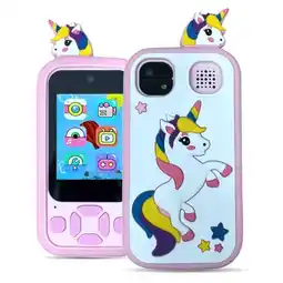 Falabella Cámara Infantil Digital Tipo Smartphone Unicornio Rosa oferta