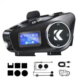 Falabella Intercomunicador Para Moto Llamadas Bluetooth Lcd Fm Kr-m4 oferta