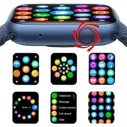 Falabella Smartwatch Reloj Inteligente Lector Nfc Carga Magnética Ws7 oferta