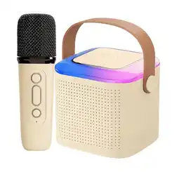 Falabella Kit Parlante Y Micrófono Karaoke Para Niños Bluetooth Rgb Y1 oferta