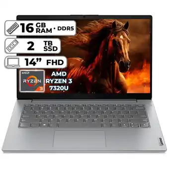 Falabella PORTÁTIL V14 G4 AMN AMD RYZEN 3 7320U 16GB LPDDR5 2TB SSD 14 FHD oferta