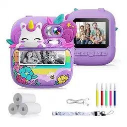 Falabella Cámara Infantil de Impresión Instantánea Cámara Digital para Niños con Pantalla oferta