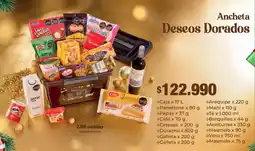 Jumbo Ancheta Deseos Dorados oferta