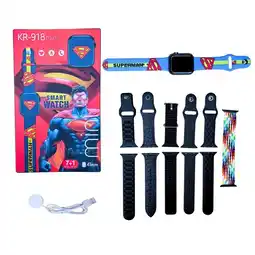 Falabella Reloj Inteligente para Niños KR-918 Mini SuperMan Con 7 Correas Intercambiables oferta