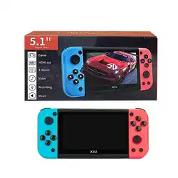 Falabella Consola de Juegos Portátil X52 51” HD con 27000+ Juegos Retro y Reproductor Multimedia oferta