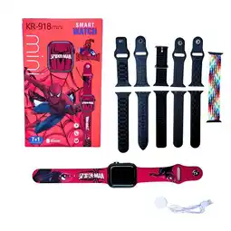Falabella Reloj Inteligente para Niños KR-918 Mini Hombre Araña Con 7 Correas Intercambiables oferta