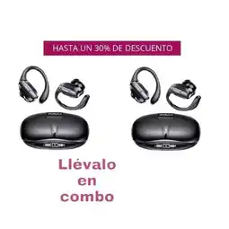 Falabella Audifonos inalambricos xt80 gancho en oreja 2 unidades oferta