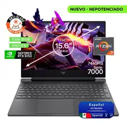 Falabella Portátil Gamer Victus AMD Ryzen 7 RAM 16GB SSD 1TB RTX 3050 6GB 144Hz oferta