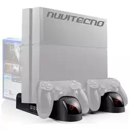 Falabella Base Refrigerante Multifuncional Ps4 Pro Slim Porta Juegos oferta