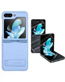 Falabella Funda Qin Leather Compatible Con Samsung Z Flip5 Lila eProt oferta