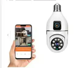 Falabella Doble Camara Bombillo Wifi De Seguridad Motorizada TREQ oferta