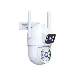 Falabella Cámara Ip Exterior Wifi Movimiento Nocturna Ip66 Doble Lente oferta