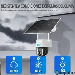 Falabella Camara Panel Solar 4g Motorizada Exterior Detección Humana oferta