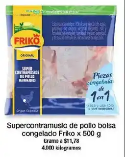 Jumbo Friko supercontramuslo de pollo bolsa congelado oferta