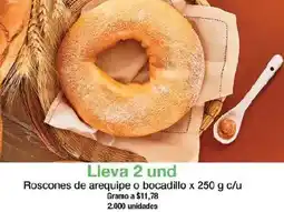 Jumbo Roscones de arequipe o bocadillo oferta