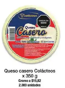 Jumbo Colácteos queso casero oferta
