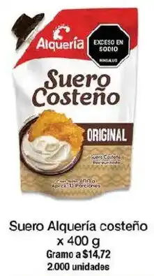 Jumbo Alquería suero costeño oferta